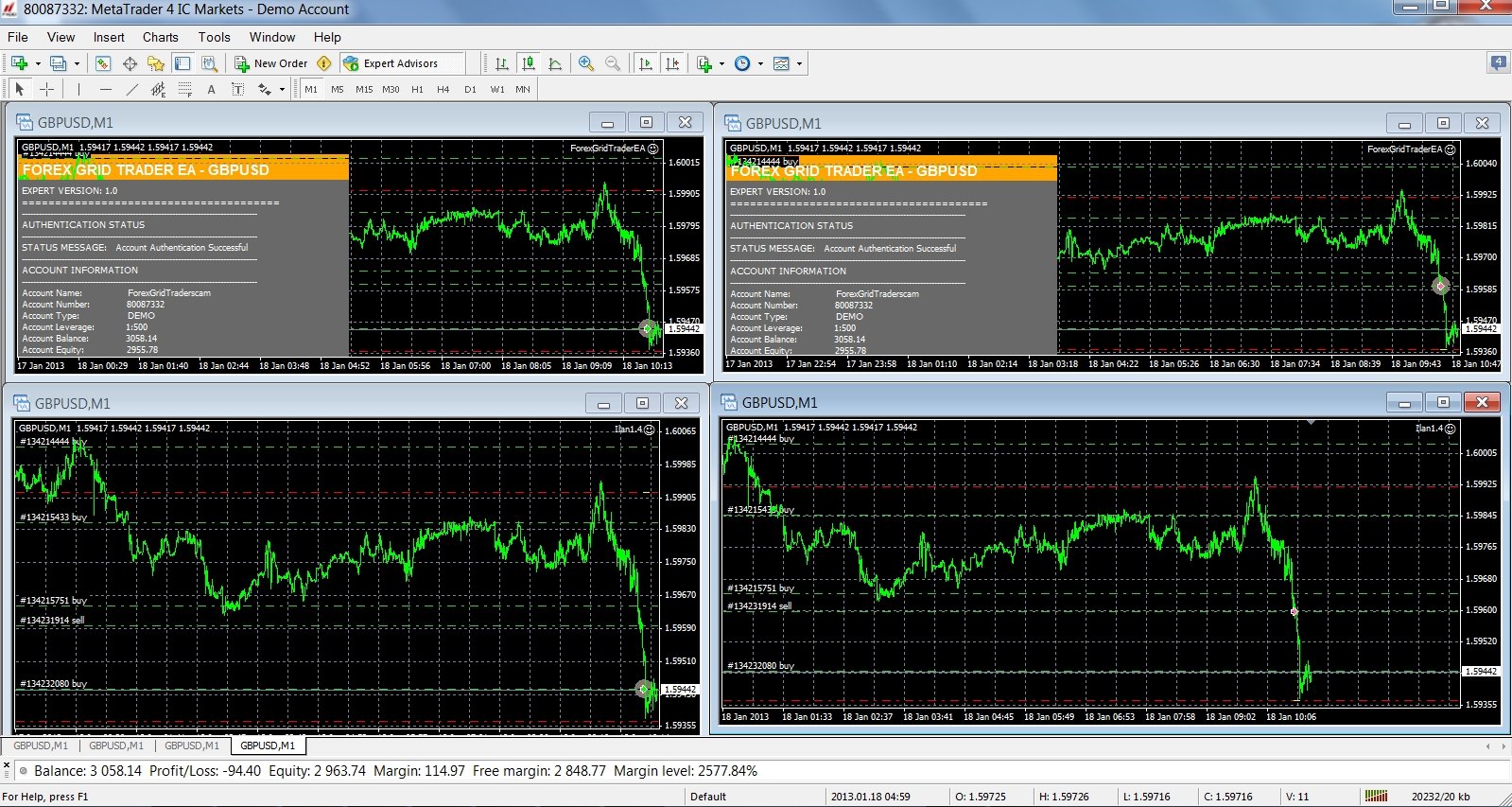 forex grid master ea