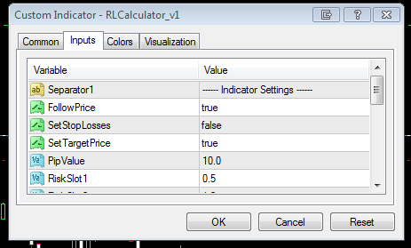 Calculate forex lot size based on stoploss